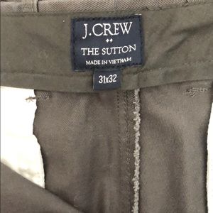 J. Crew Pants - Men’s J Crew Sutton Pant- 31x32 J. Crew Pants - Men’s J Crew Sutton Pant- 31x32